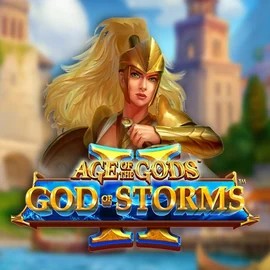 Age Of The Gods: God Of Storms 2 logo – Slots by Playtech at Spinsy Casino