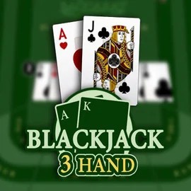 Blackjack 3H (Habanero) online game logo by Habanero on sspinsy.com