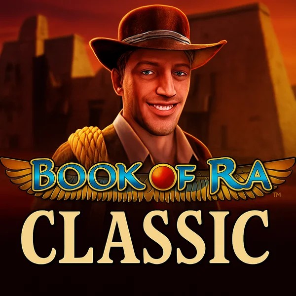Book of Ra Classic slot icon by Novomatic, available at Spinsy Casino