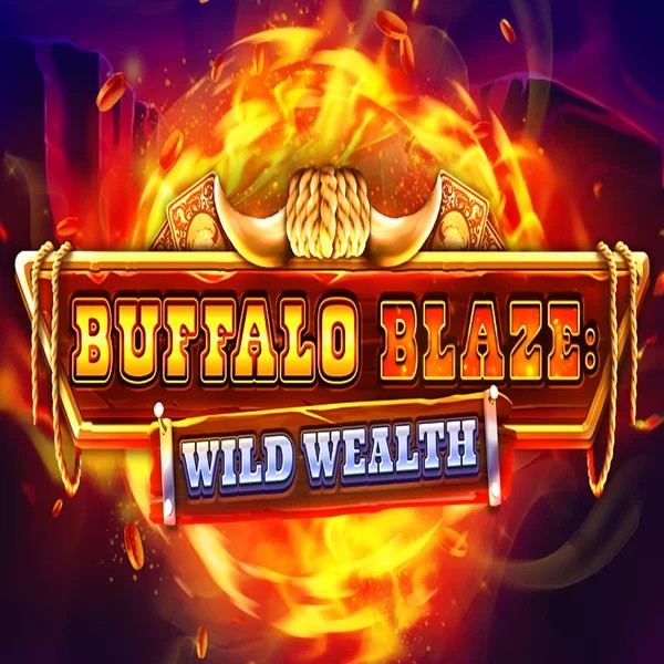 Buffalo Blaze Wild Wealth logo by OctoPlay at Spinsy Casino