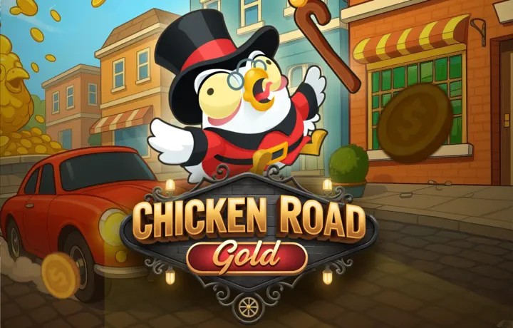 Chicken Road Gold logo – Casino Games by InOut at Spinsy Casino