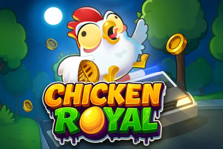 Chicken Royal game by InOut – logo hosted on Spinsy Casino