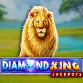 Diamond King Jackpots logo by SpinPlay Games at Spinsy Casino