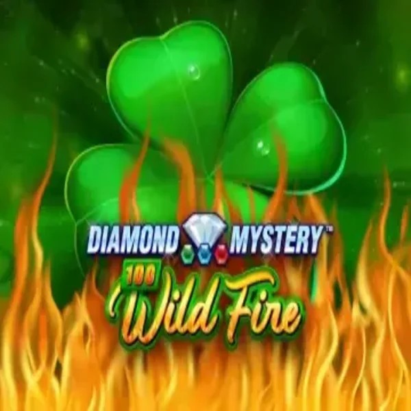Diamond Mystery 100 Wild Fire slot visual from Greentube available on sspinsy.com