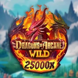 Dragons of Arcane Wild online game logo by Foxium on sspinsy.com