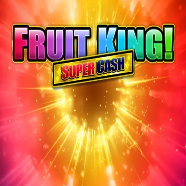 Fruit King Super Cash slot logo by Greentube at Spinsy Casino