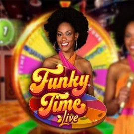 Funky Time online game logo by Evolution on sspinsy.com