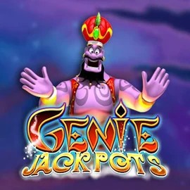 Genie Jackpots logo by Blueprint Gaming Spinsy Casino