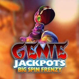 Jackpots logo of Genie Jackpots: Big Spin Frenzy from Blueprint Gaming at Spinsy Casino