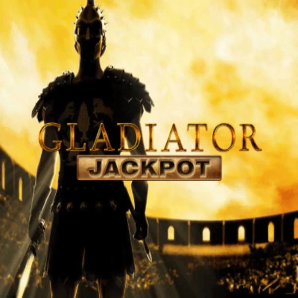Gladiator Jackpot slot logo by Playtech at Spinsy Casino