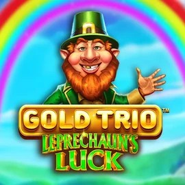 Gold Trio Leprechaun's Luck logo – Slots by Playtech at Spinsy Casino
