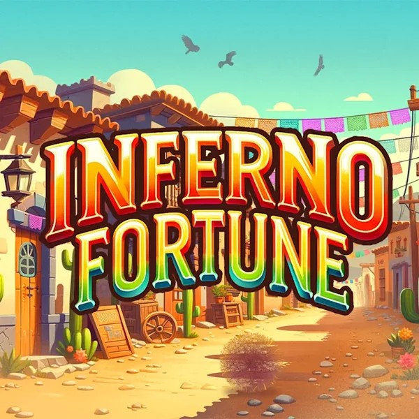 Inferno Fortune slot logo by Atomic Slot Lab at Spinsy Casino