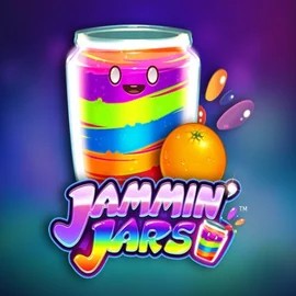 Jammin Jars slot logo by Push Gaming at Spinsy Casino