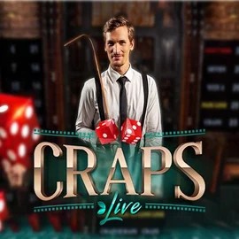 Live Craps logo – Live Casino by Evolution at Spinsy Casino