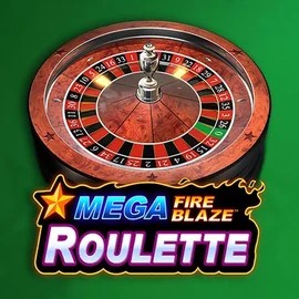 Mega Fire Blaze Roulette slot visual from Playtech available on sspinsy.com