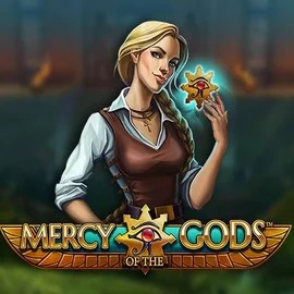 Mercy Of The Gods online game logo by NetEnt on sspinsy.com