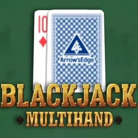Multihand Blackjack online game logo by Pragmatic Play on sspinsy.com