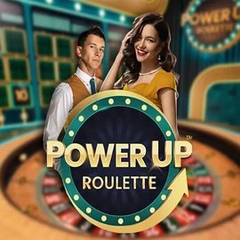 PowerUP Roulette slot logo by Pragmatic Play at Spinsy Casino