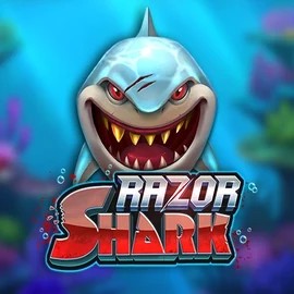 Razor Shark online game logo by Push Gaming on sspinsy.com