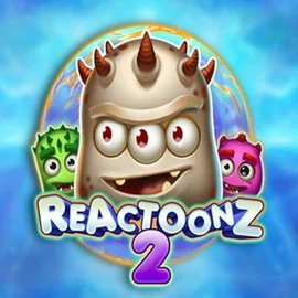 Reactoonz 2 logo by Play'n GO at Spinsy Casino