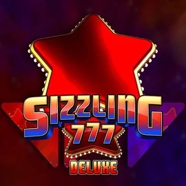 Sizzling 777 Deluxe online game logo by Wazdan on sspinsy.com