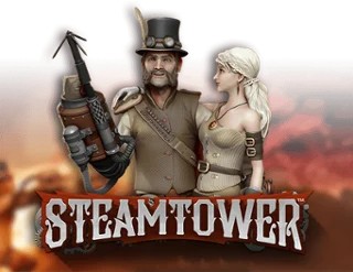 Official Slots logo: Steam Tower Slot by NetEnt at Spinsy Casino