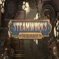 Steamworks The Workshop casino game by Peter & Sons – featured logo at Spinsy Casino