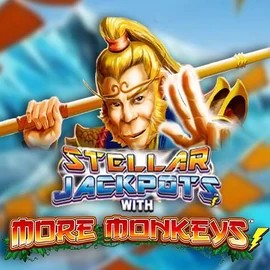 Play Stellar Jackpots with More Monkeys slot by Lightning Box Game on sspinsy.com