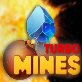 Turbo Mines game by Turbo Games – logo hosted on Spinsy Casino