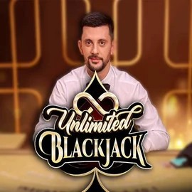 Unlimited Blackjack logo by Ezugi Spinsy Casino