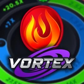 Vortex (Turbo Games) slot logo by Turbo Games at Spinsy Casino